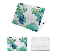 HLAAJJX Compatible with MacBook Pro 13 inch Case 2009-2012 Version A1278 with CD-ROM,Matte Frosted Plastic Protective Laptop Shell Hard Case,Water Lily
