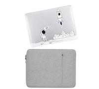 HLAAJJX Compatible with Macbook Pro 14 inch Case M4 M3 M2 M1 Max 2025-2021 A2442 A2779 A2918 A2992 A3112 A3185 A3401,Protective Hard Case Cover and Laptop Sleeve Bag,Rocket