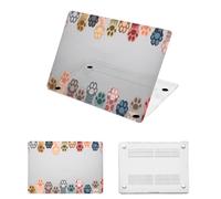 HLAAJJX Compatible with MacBook Pro 15 inch Case 2019 2018 2017 2016 Version A1707 A1990 with Touch Bar/Touch ID,Rugged Plastic Laptop Hard Shell Cover,Colorful Cat's Paw