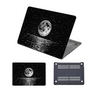 HLAAJJX Compatible with MacBook Pro 16 inch Case M4 M3 M2 M1 Max 2025 2024 2023 2022 2021 Version A2485 A2780 A2991,Ultra-thin Plastic Protective Hard Shell Cover,Bright Moon