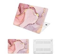 HLAAJJX Compatible with MacBook Pro 16 inch Case M4 M3 M2 M1 Max 2025 2024 2023 2022 2021 Version A2485 A2780 A2991,Ultra-thin Plastic Protective Hard Shell Cover,Pink Marble
