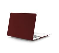 HLAAJJX Compatible with New Macbook Air 15 inch M3 M2 Retina & Touch ID Case 2024 2023 A3114 A2941, Naked Feel Plastic Laptop Hard Shell Protective Case,Burgundy Red