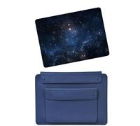 HLAAJJX Compatible with New MacBook Pro 16 inch Case M4 M3 M2 M1 Max 2025 2024 2023 2022 2021 A2485 A2780 A2991,Anticrack Laptop Hard Shell Cover and Laptop Sleeve Bag,Glitter Sky