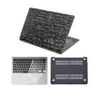 HLAAJJX for MacBook Air 13 inch/13.3inch Case:2017-2010 Release Model A1466 A1369,Anti-Crack,Ideal for Work,Study,Travel, Matte Hard Shell Cover & Clear Keyboard Cover,Math Formula