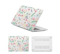 HLAAJJX for MacBook Air 13 inch Case 2017 2016 2015 2014 2013 2012 2011 2010 Release Model A1466 A1369 Cover,Printed Pattern Hard Shell Case for Macbook Air 13.3 inch,Tiny Flowers & Leaves