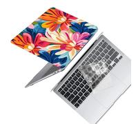 HLAAJJX for Macbook M5 M4 M3 M2 M1 Pro 14 inch Case 2025 2024 2023 2022 2021 (A2442 A2779 A2918 A2992 A3112 A3185 A3401 A3434),Hard Shell Case & Clear Keyboard Cover,Painted Flowers