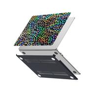HLAAJJX for Macbook Neo Case 13 inch 2026 Model A3404 with A18 Pro Chip,Sturdy Hard Shell Case for Macbook Neo 13 inch with 13" Retina Display & Touch ID,Cold-permed leopard print