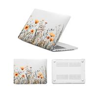 HLAAJJX for MacBook Pro 15 inch Case 2019 2018 2017 2016 Release Model A1707 A1990 with Touch Bar & Touch ID,Plastic Protective Hard Shell Case for Mac Pro 15 Cover,Wild Floral