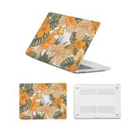HLAAJJX for MacBook Pro 16 inch M5 M4 M3 M2 M1 Max Case 2026 2025 2024 2023 2022 2021 A2485 A2780 A2991 A3403 A3186 A3428 A3429,Art Hard Shell Case for Macbook Pro 16.2,Tropical Plants