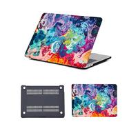 HLAAJJX for MacBook Pro 16 inch M5 M4 M3 M2 M1 Max Case 2026 2025 2024 2023 2022 2021 A2485 A2780 A2991 A3403 A3186 A3428 A3429,Art Hard Shell Case for Macbook Pro 16.2,Artistic Color Clash