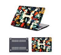 HLAAJJX for MacBook Pro 16 inch M5 M4 M3 M2 M1 Max Case 2026 2025 2024 2023 2022 2021 A2485 A2780 A2991 A3403 A3186 A3428 A3429,Art Hard Shell Case for Macbook Pro 16.2,Abstract Patchwork