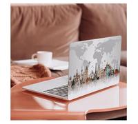 HLAAJJX Hard Case Compatible with MacBook Pro 14 inch M5 M4 M3 M2 M1 Pro/Max (2025-2021 Release Model A2442/A2779/A2918/A2992/A3112/A3185/A3401/A3434),Plasic Hard Cover,World Map