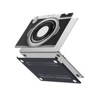 HLAAJJX Hard Case for MacBook Air 13 inch M1 2020 2019 2018 Release Model A2337 A2179 A1932 with Touch ID,Anti-crack Hard Shell Case for Macbook Air 13.3 Retina,Black Camera