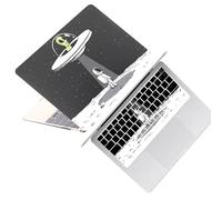 HLAAJJX Hard Case for Macbook Air 15 inch M4 M3 M2 2025 2024 2023 Release Model A2941 A3114 A3241,Anti-crack Plastic Snap-on Case Hard Shell Cover & Keyboard Cover,Astronaut & Alien