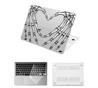 HLAAJJX Hard Case for Macbook Air 15 inch M4 M3 M2 2025 2024 2023 Version A2941 A3114 A3241 with Air 15.3" Retina Display,Durable Laptop Case and Clear Keyboard Cover,Cool Fingers
