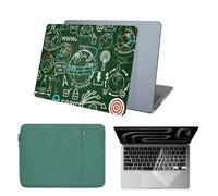 HLAAJJX Hard Case for MacBook Pro 13 inch 2015 2014 2013 2012 Model A1502 A1425 with 13.3" Retina Display,Durable Protective Cover & Laptop Sleeve & Keyboard Cover,Science Theme