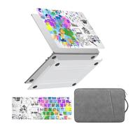 HLAAJJX Hard Case for MacBook Pro 13 inch 2015 2014 2013 2012 Model A1502 A1425 with Retina Display,Arts Plastic Laptop Shell Case & Sleeve Bag & Keyboard Cover,Art &Science