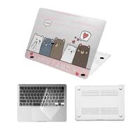 HLAAJJX Hard Case for MacBook Pro 14/14.2inch:M5 M4 M3 M2 M1 Max 2026-2021 A3426 A3427 A3434 A3401 A3185 A3112 A2992 A2918 A2779 A2442,Laptop Case & Keyboard Cover,Adorable Happy Bear