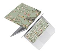 HLAAJJX Hard Case for Macbook Pro 14 inch 2025 2024 2023 2022 2021 A2442 M1 A2779 M2 A2918 M3 A2992 M3 A3112 M4 A3185 M4 A3401 M4 A3434 M5,Laptop Case & Keyboard Cover,Flowers & Birds