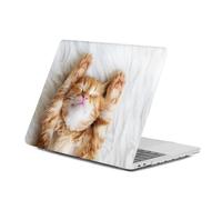 HLAAJJX Hard Sell for MacBook Pro 13 inch Case (2012 2011 2010 2009 2008 Release,A1278 with CD-ROM),Slim Plastic Protective Laptop Case Cover for Apple Macbook Pro 13.3",Cute Orange Cat