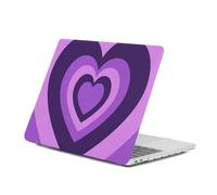 HLAAJJX Hard Sell for MacBook Pro 13 inch Case (2012 2011 2010 2009 2008 Release,A1278 with CD-ROM),Slim Plastic Protective Laptop Case Cover for Apple Macbook Pro 13.3",Purple Cute Heart