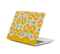 HLAAJJX Hard Sell for MacBook Pro 13 inch Case Floral (2012 2011 2010 2009 2008 Release,A1278 with CD-ROM),Slim Plastic Protective Laptop Case Cover for Apple Macbook Pro 13.3",Yellow Flowers