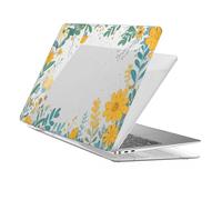HLAAJJX Hard Shell Case Compatible with MacBook Pro 14 inch M5 M4 M3 M2 M1 Max 2025-2021 A3434 A3401 A3185 A3112 A2992 A2918 A2779 A2442,Laptop Cover for Mac Pro 14.2,Yellow Flower