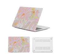 HLAAJJX Hard Shell Case for MacBook Pro 16 inch M4 M3 M2 M1 Max,2025 2024 2023 2022 2021 Release Model A2485 A2780 A2991,Protective Laptop Cover for Apple Macbook Pro 16,Pink Marble