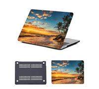HLAAJJX Hard Shell Case for MacBook Pro 16 inch M4 M3 M2 M1 Max,2025 2024 2023 2022 2021 Release Model A2485 A2780 A2991,Protective Laptop Cover for Apple Macbook Pro 16,Sea Landscape