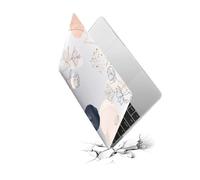 HLAAJJX Hard Shell for 2019/2020 Release MacBook Pro 16 inch Case Model A2141 with Touch Bar,Protective Laptop Cover for Apple Mac Pro 16,Pink & Flower