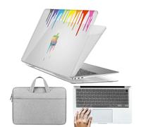HLAAJJX Hard Shell for MacBook Pro 16 inch Case 2019 2020 Release Model A2141 with Touch Bar & Touch ID,Slim Laptop Case & Sleeve Bag & Keyboard Cover,Colorful Paint