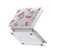 HLAAJJX Laptop Case for MacBook Pro 16 inch 2019 2020 Release Model A2141 with Touch Bar & Touch ID,Anti-crack Plastic Protective Hard Shell Case for Mac Pro 16.2,Girly Bow & Cherry