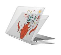 HLAAJJX Laptop Cover Compatible with MacBook Pro 13 inch Case 2009-2012 Model A1278 with CD-ROM,Portable Plastic Protective Hard Shell Case,Flowers and Heart