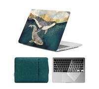 HLAAJJX Laptop Hard Shell Case for MacBook Air M1 13 inch 2020 2019 2018 Model A2337 A2179 A1932,Laptop Cover & Keyboards Cover & Sleeve Bag for Apple Mac Air 13.3" M1,Sea Whale