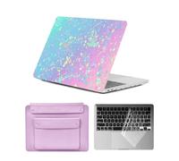 HLAAJJX Laptop Hard Shell Case for MacBook Air M1 13 inch 2020 2019 2018 Model A2337 A2179 A1932,Laptop Cover & Keyboards Cover & Sleeve Bag for Apple Mac Air 13.3" M1,Puple Blue Spot
