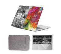 HLAAJJX Laptop Hard Shell Case for MacBook Air M1 13 inch 2020 2019 2018 Model A2337 A2179 A1932,Laptop Cover & Keyboards Cover & Sleeve Bag for Apple Mac Air 13.3" M1,Left Right Brain