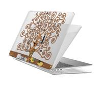 HLAAJJX Laptop Shell Compatible with MacBook Pro 13 inch Case M2 M1 2017-2022 Model A2338 A2289 A2251 A2159 A1989 A1706 A1708,Anti-crack Protective Laptop Hard Cover,Brown Tree