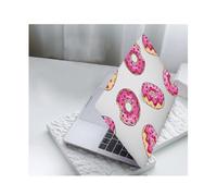 HLAAJJX Pattern Case for MacBook Pro 16 inch M4 M3 M2 M1 Pro/Max 2025 2024 2023 2022 2021 Release Model A2485 A2780 A2991 with Retina Display,Plastic Hard Shell Case,Pink Donut