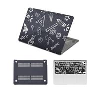 HLAAJJX Printed Case for MacBook Air M1 13 inch 2020 2019 2018 Release (Model A2337 A2179 A1932),Aesthetic Hard Shell Case Cover & Keyboard Cover for Laptop Air 13.3",Science Formula