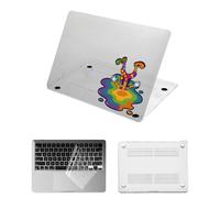HLAAJJX Printed Case for MacBook Pro 13 inch M2 M1 2017-2022 Version A2338 A2289 A2251 A2159 A1989 A1706 A1708,Slim Protective Hard Shell Case and Clear Keyboard Cover,Joker Design