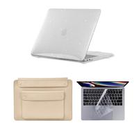 HLAAJJX Printed Case for New MacBook Pro 16 inch M4 M3 M2 M1 Pro/Max 2021-2025 Version A2485 A2780 A2991 with Retina Display,Hard Shell Case & Laptop Bag & Keyboard Cover,Sparkly Glitter