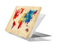 HLAAJJX Protective Case Compatible with MacBook Air 11 inch 2010-2015 Model A1370 A1465,Sturdy Plastic Snap-on Case Hard Shell Cover for Macbook Air 11.6",World Map