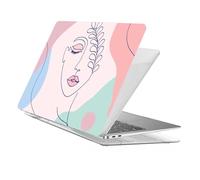 HLAAJJX Protective Case Compatible with MacBook Pro 15 inch 2019 2018 2017 2016 Model A1707 A1990 with Touch Bar & Touch ID,Plastic Hard Shell Case Cover,Elegant Women