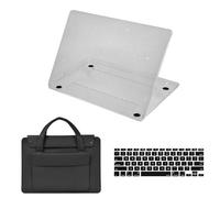 HLAAJJX Protective Laptop Case for MacBook Pro 13 inch M2 M1 2017-2022 A2338 A2289 A2251 A2159 A1989 A1706 A1708,Hard Shell & Computer Sleeve Bag & Keyboard Cover,Sparkly Clear
