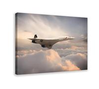 hlacr Classic BA Concorde Poster 19 Posters Canvas Poster Bedroom Decor Landscape Office Room Decor Gift 20x30inch(50x75cm)
