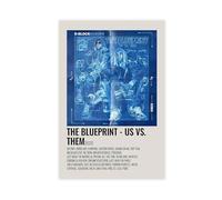 hlacr D-Block Europe The Blue Print Us Vs. Them 2020 Music Album Cover Poster Canvas Poster Wall Art Decor Print Picture Paintings for Living Room Bedroom Decoration 12x18inch(30x45cm)