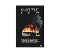 hlacr Kanye Poster & West DONDA Experience Performance 2 22 22 Poster Canvas Poster Wall Art Decor Print Picture Paintings for Living Room Bedroom Decoration 16x24inch(40x60cm)