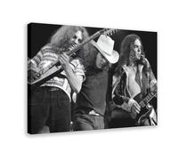 hlacr LYNYRD SKYNYRD Live 70s, Allen Collins, Ronnie Van Zant, Gary Rossington ! Canvas Poster Wall Art Decor Print Picture Paintings for Living Room Bedroom Decoration 08x12inch(20x30cm)