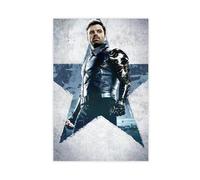 hlacr Movie Poster Art Winter Soldier Bucky Barnes Canvas Poster Bedroom Decor Landscape Office Room Decor Gift 12x18inch(30x45cm)