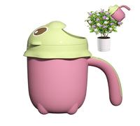 Hlagmix Bath Rinse Cup, Rinse Shampoo Bath Cup for Baby, Cute Cartoon Design Waterfall Rinser Cup for Watering Plants, Teeth Brushing, Washing Hair, and Bathing